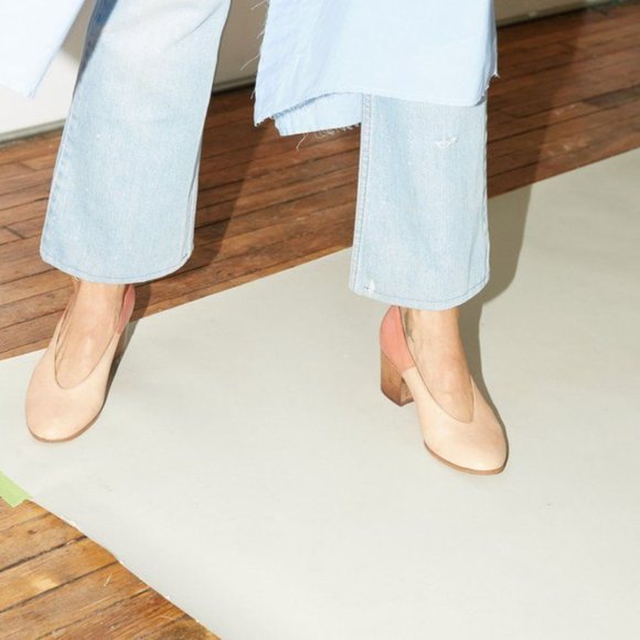 King Tartufoli Blue/Brown Leather 2-Inch Heels - Great Condition with 1 … - Picture 1 of 7